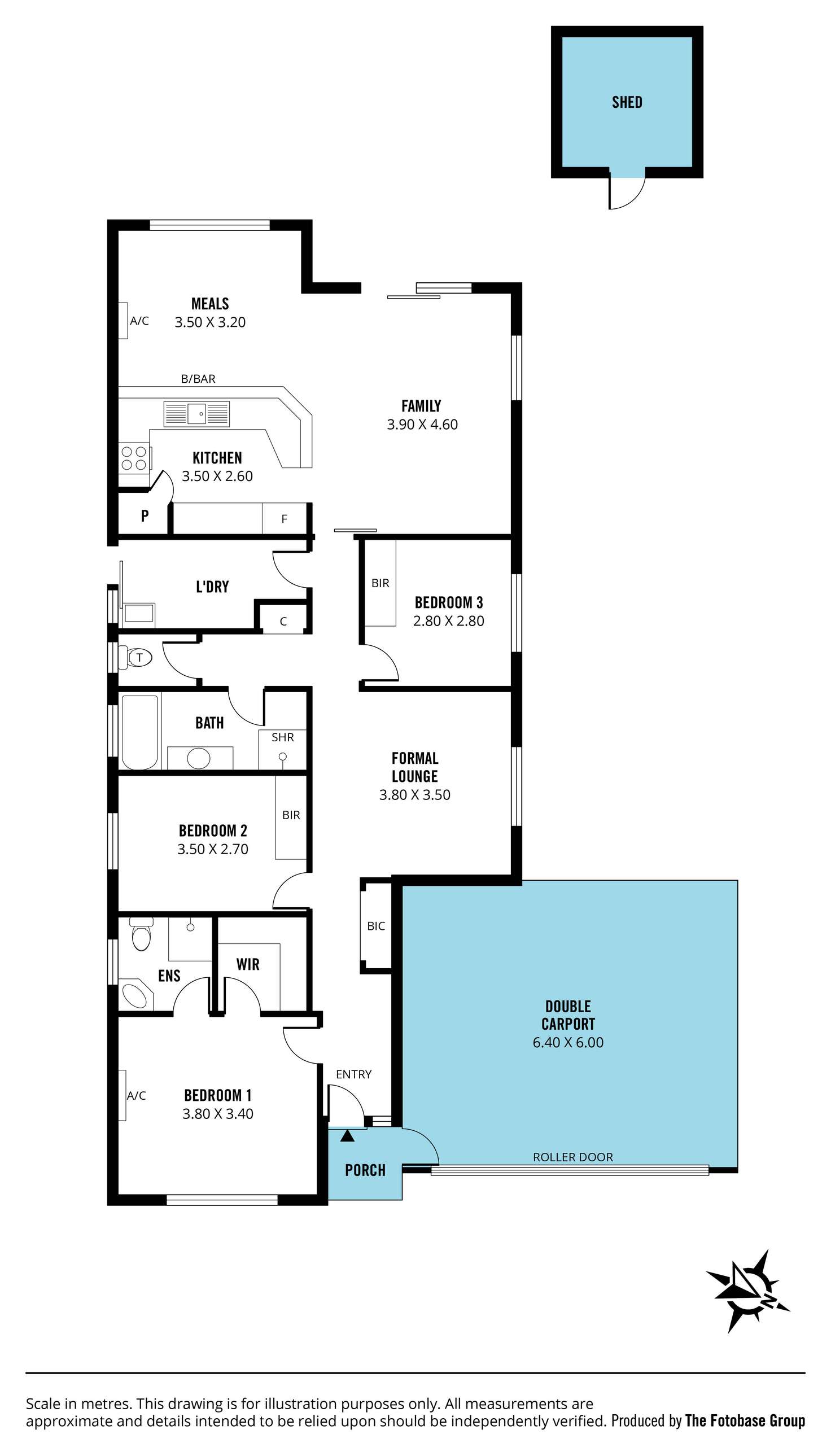 Floorplan of Homely house listing, 3 Joanna Court, Mitchell Park SA 5043