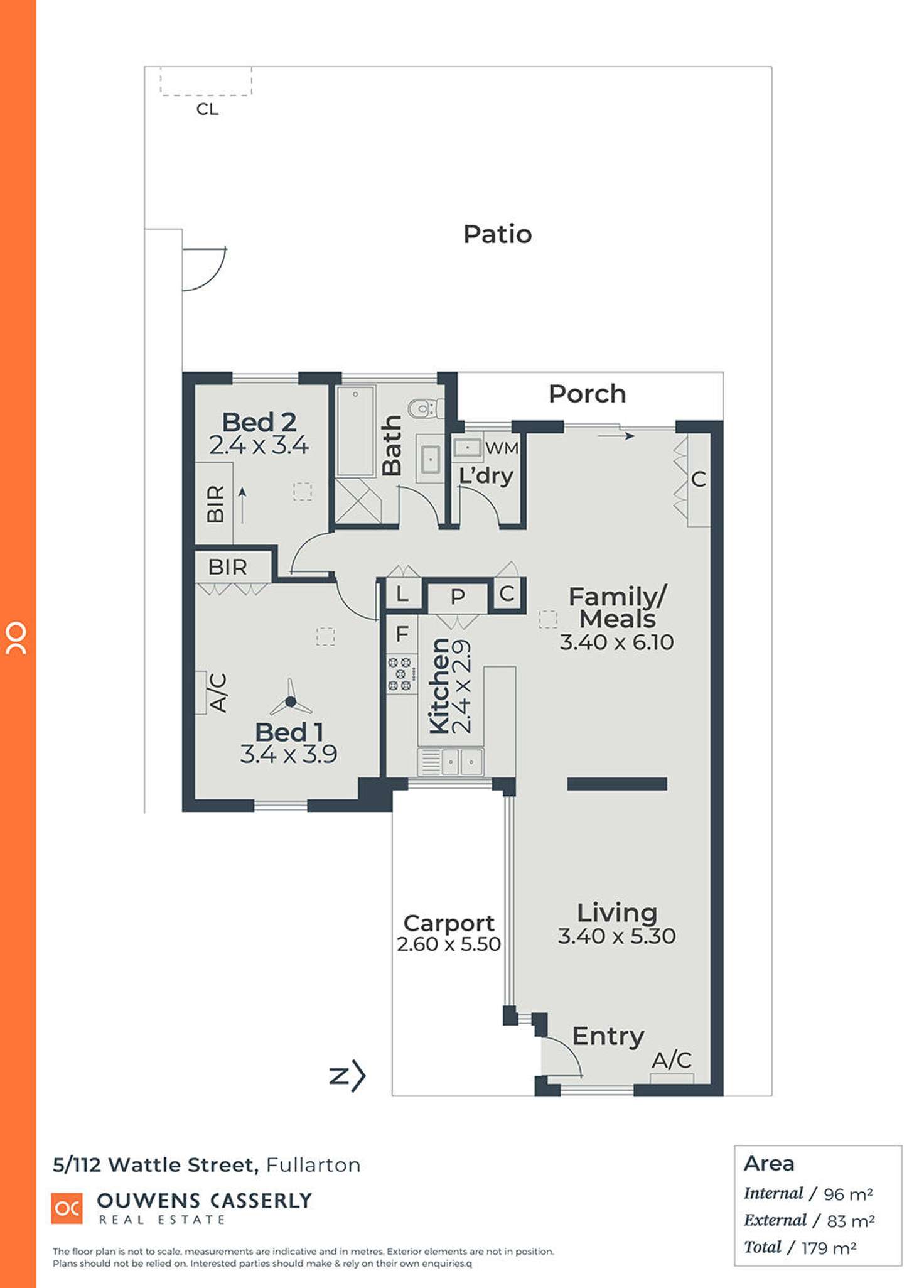 Floorplan of Homely unit listing, 5/112 Wattle Street, Fullarton SA 5063