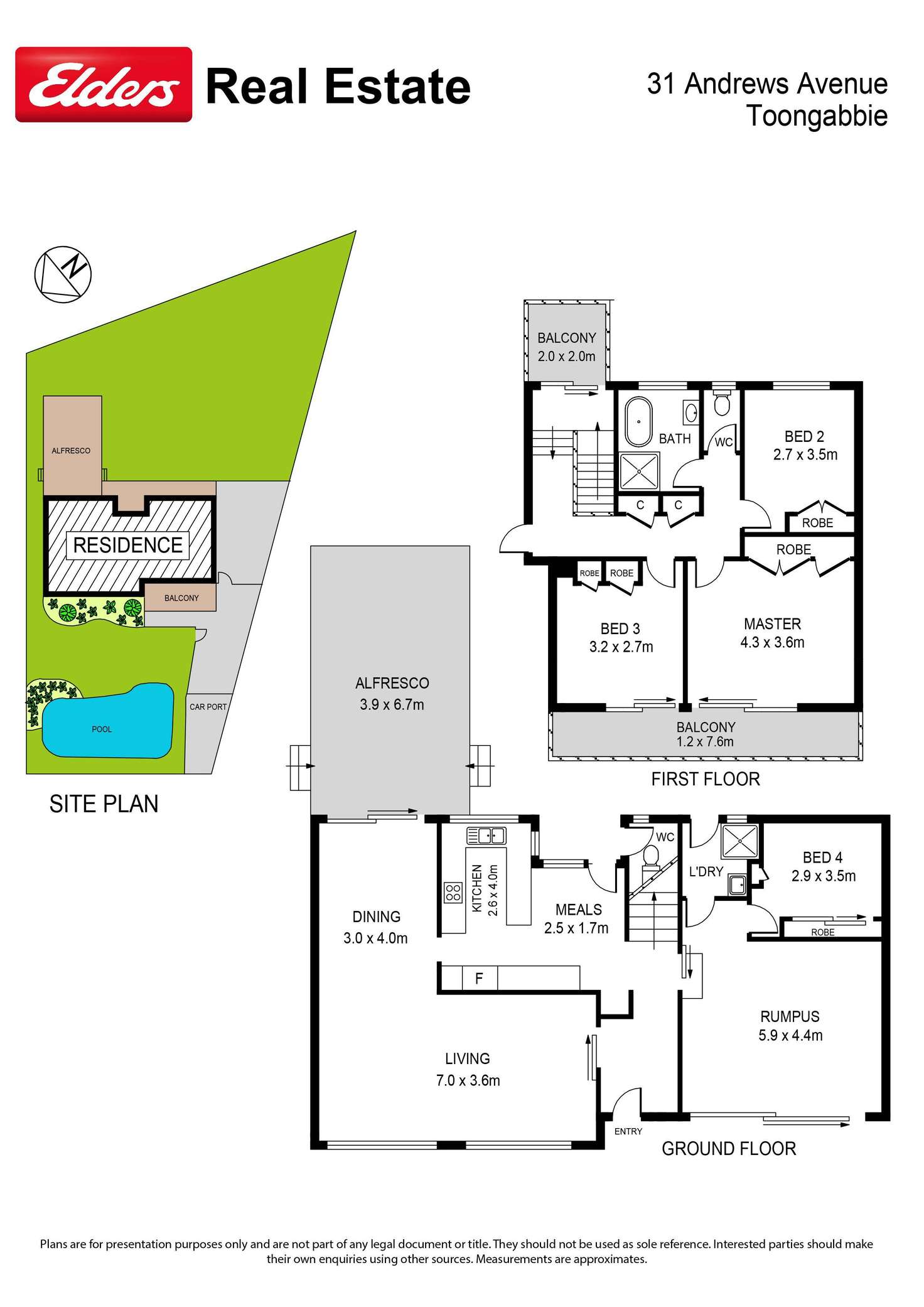 Floorplan of Homely house listing, 31 Andrews Avenue, Toongabbie NSW 2146