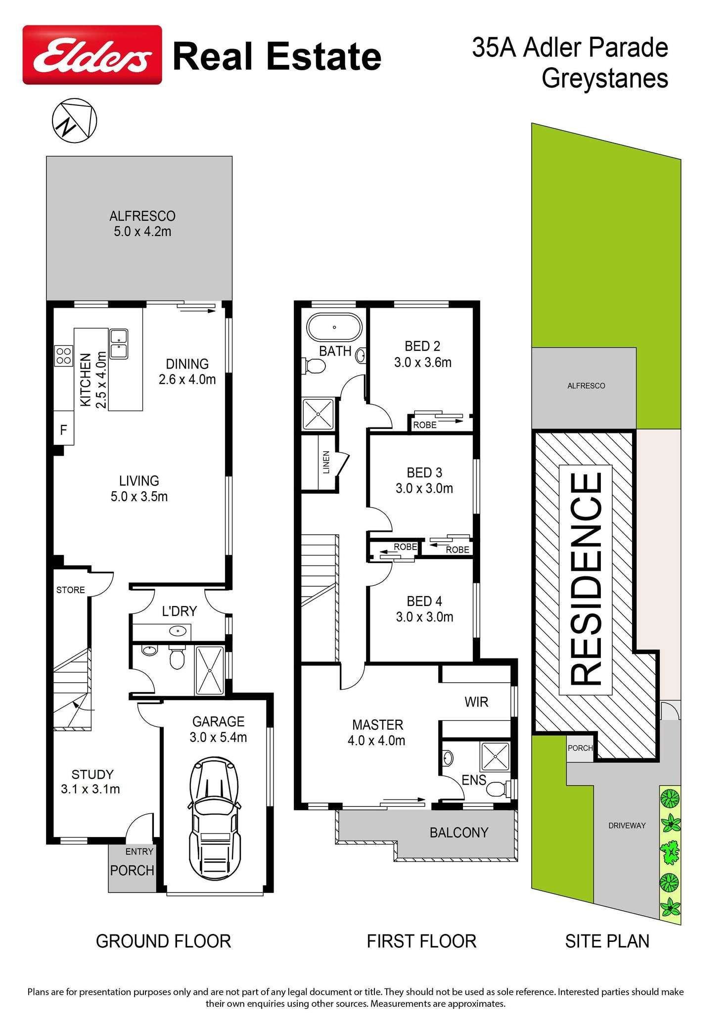 Floorplan of Homely house listing, 35A Adler Parade, Greystanes NSW 2145