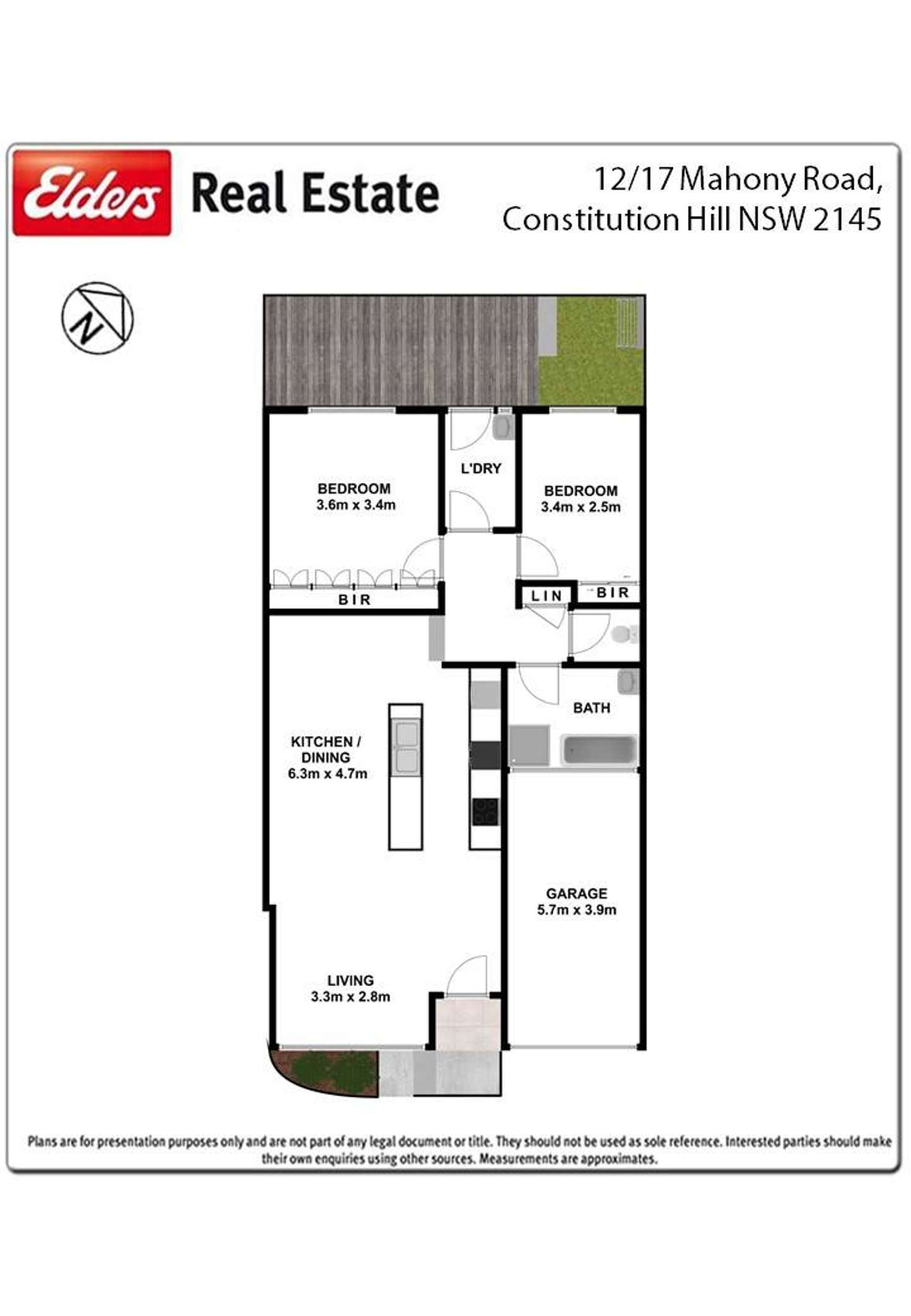 Floorplan of Homely villa listing, 12/17 Mahony Road, Constitution Hill NSW 2145