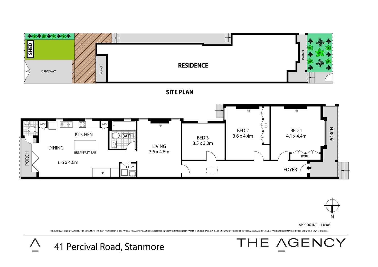 Floorplan of Homely house listing, 41 Percival Road, Stanmore NSW 2048