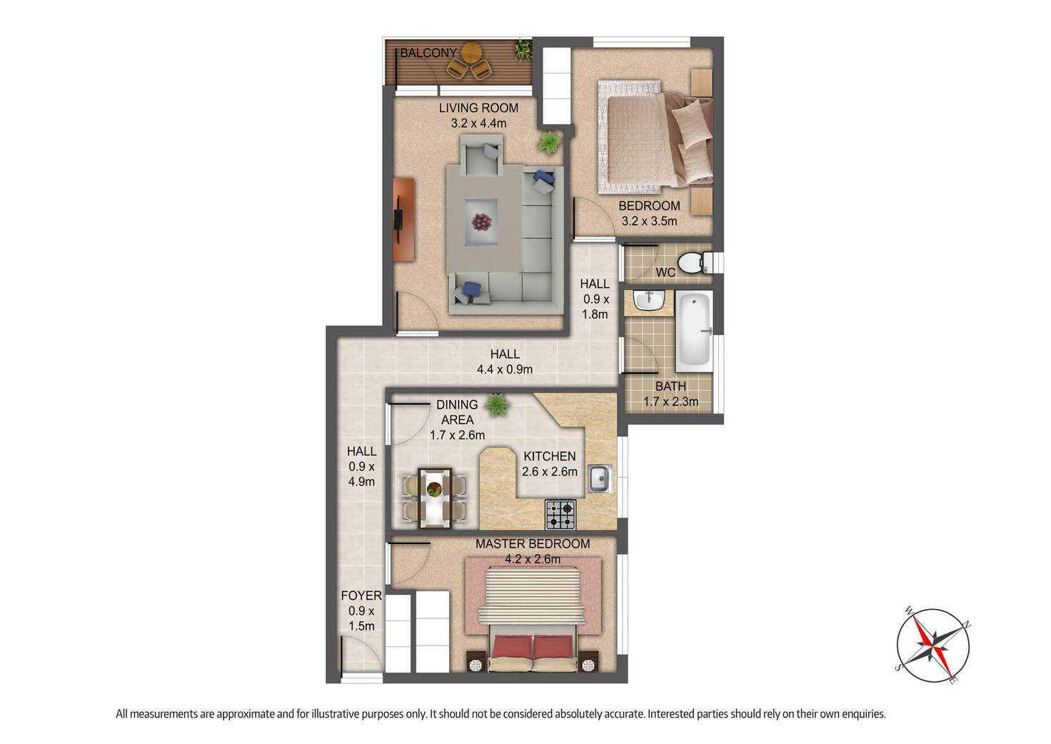 Floorplan of Homely apartment listing, 6/46 Maitland Street, Glen Iris VIC 3146