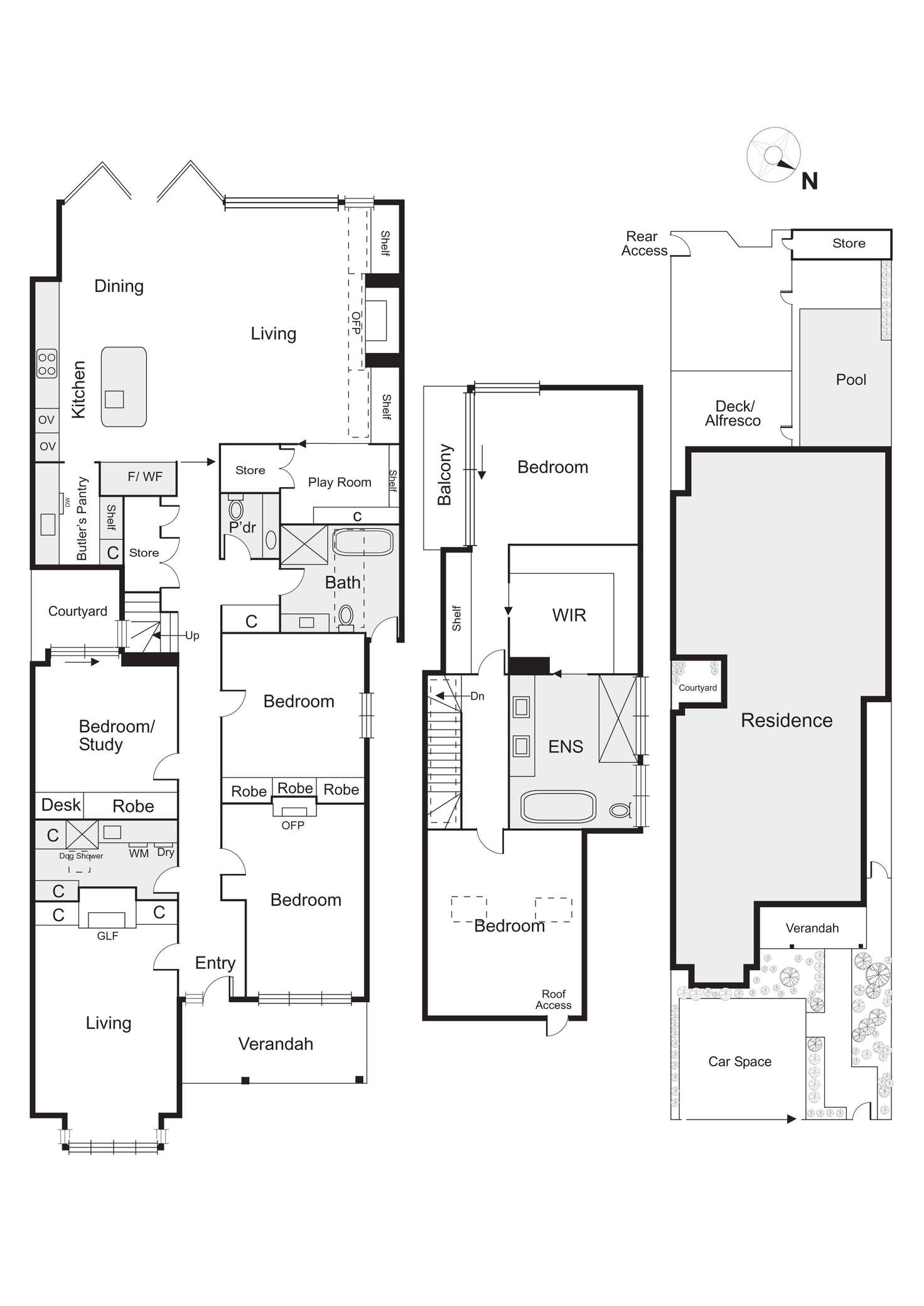 Floorplan of Homely house listing, 57 Tennyson Street, Elwood VIC 3184