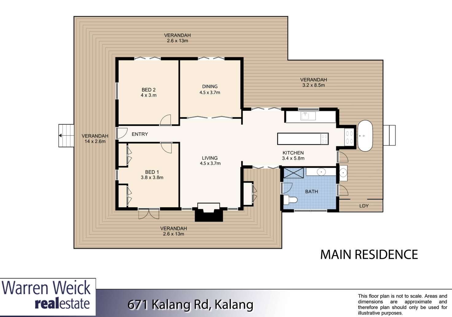 Floorplan of Homely acreageSemiRural listing, 671 Kalang Road, Bellingen NSW 2454