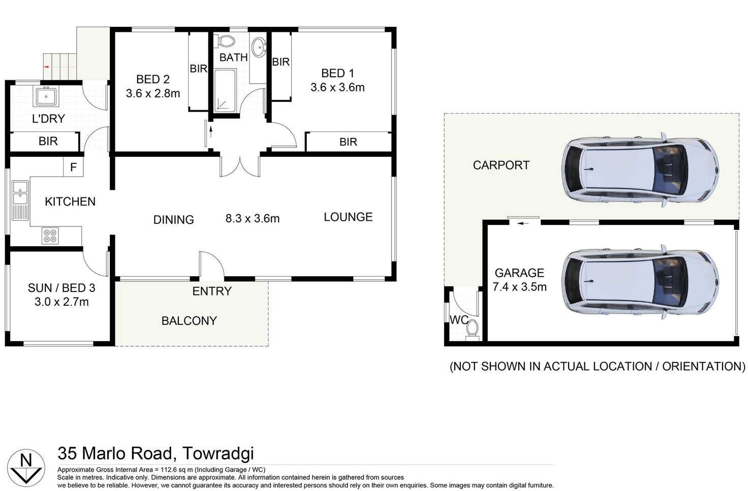 Floorplan of Homely house listing, 35 Marlo Road, Towradgi NSW 2518