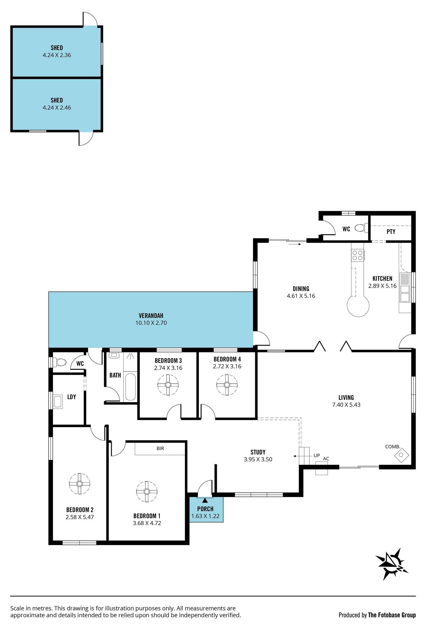 Floorplan of Homely house listing, 6 Vincent Crescent, Morphett Vale SA 5162