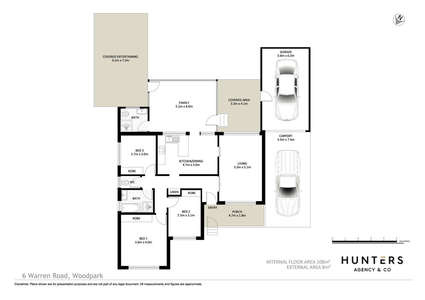 Floorplan of Homely house listing, 6 Warren Road, Woodpark NSW 2164