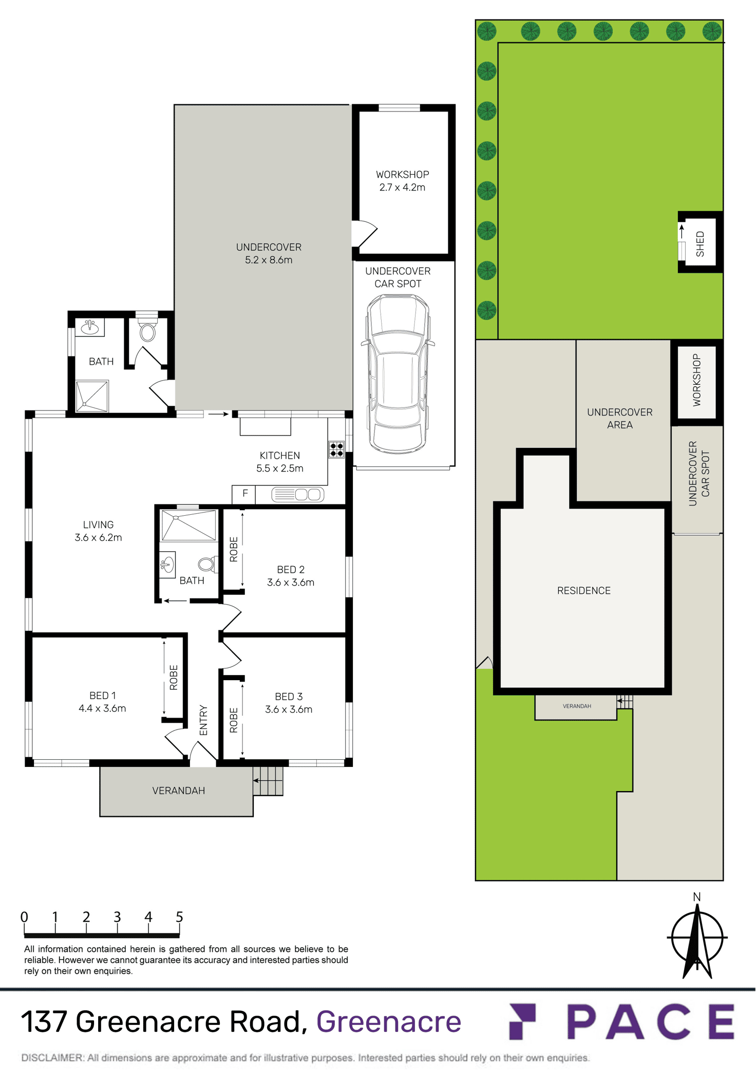 Floorplan of Homely house listing, 137 Greenacre Road, Greenacre NSW 2190