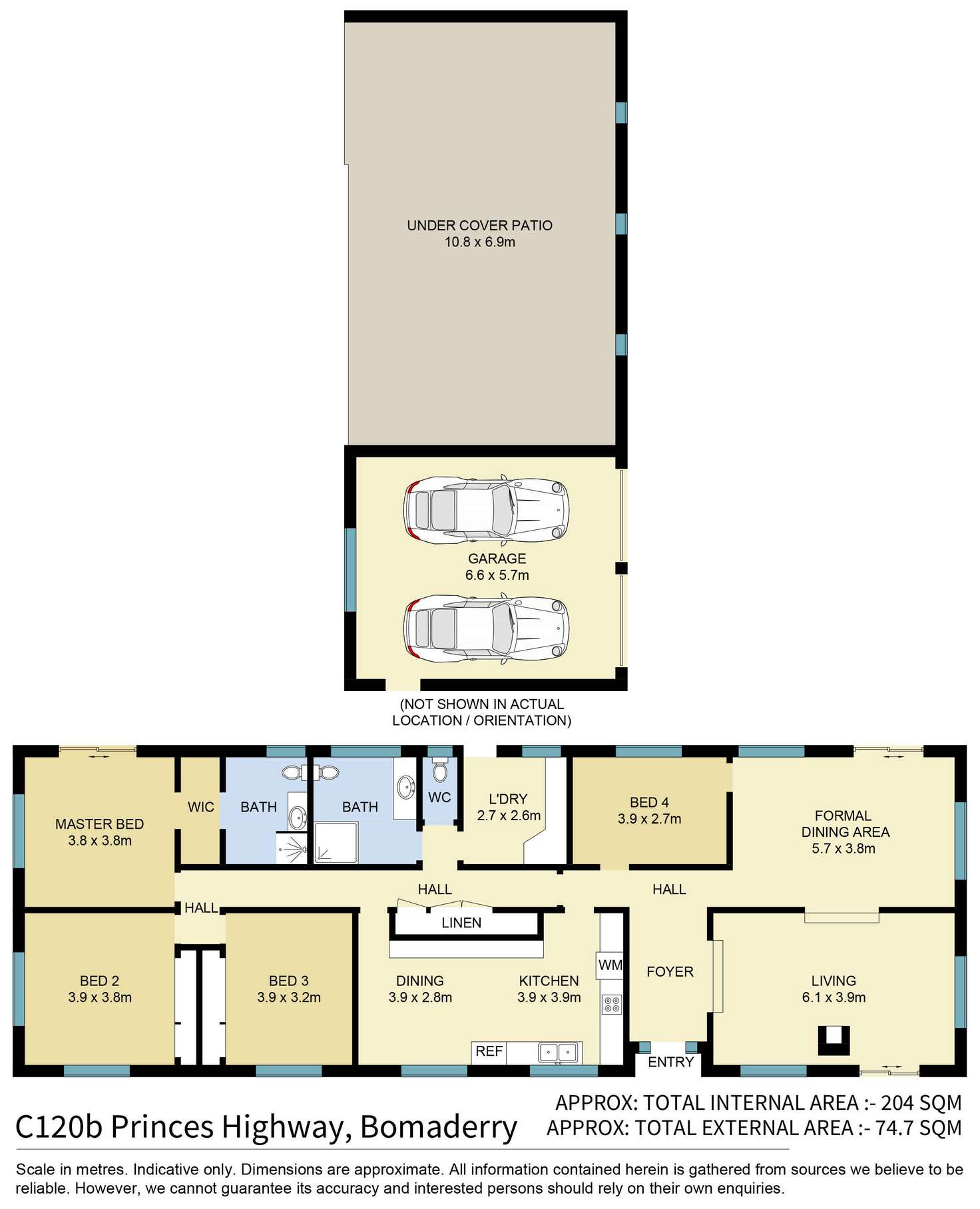 Floorplan of Homely house listing, C120B Princes Highway, Bomaderry NSW 2541