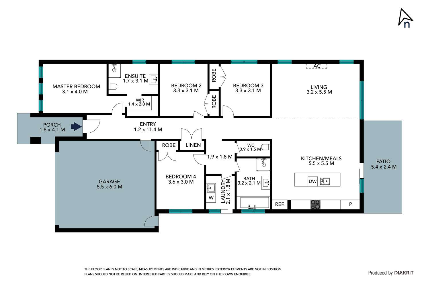 Floorplan of Homely house listing, 8 Holding Way, Doreen VIC 3754