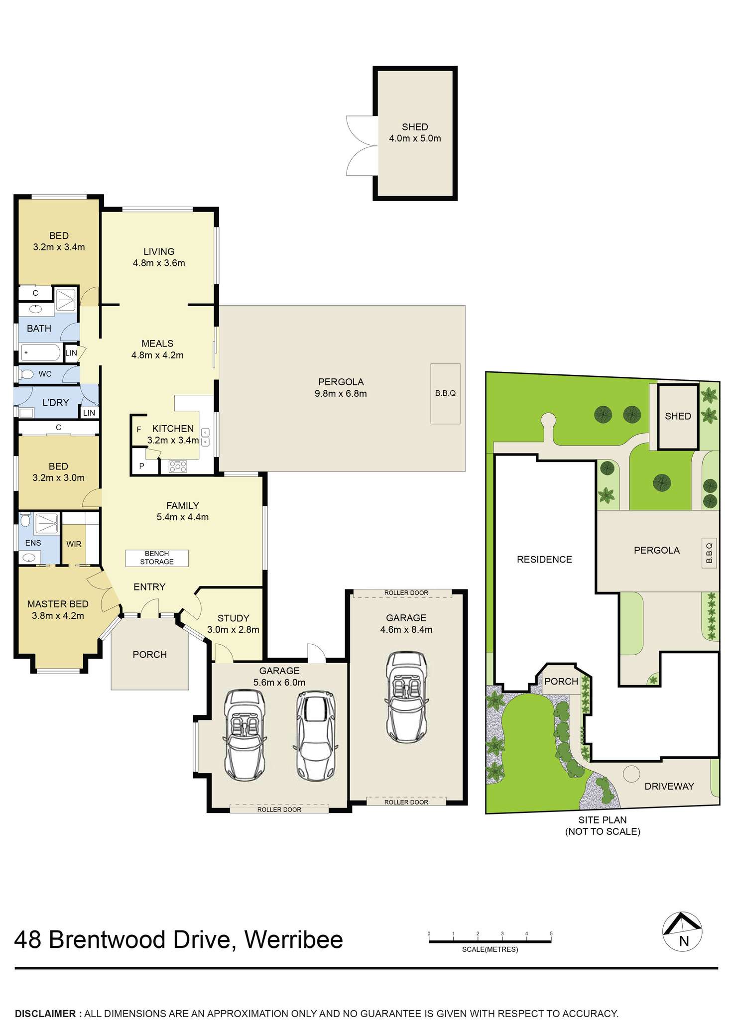 Floorplan of Homely house listing, 48 Brentwood Drive, Werribee VIC 3030