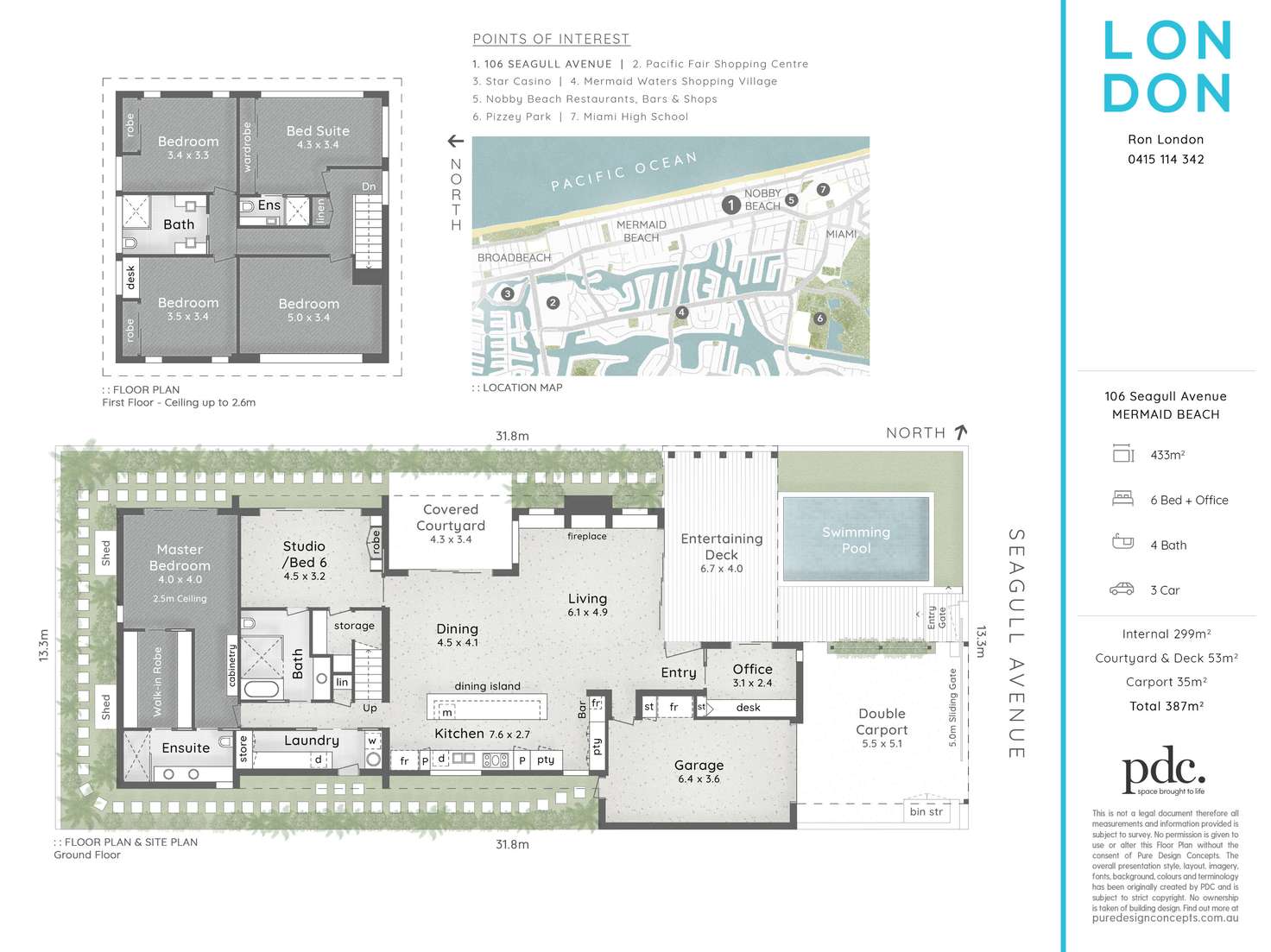 Floorplan of Homely house listing, 106 Seagull Avenue, Mermaid Beach QLD 4218