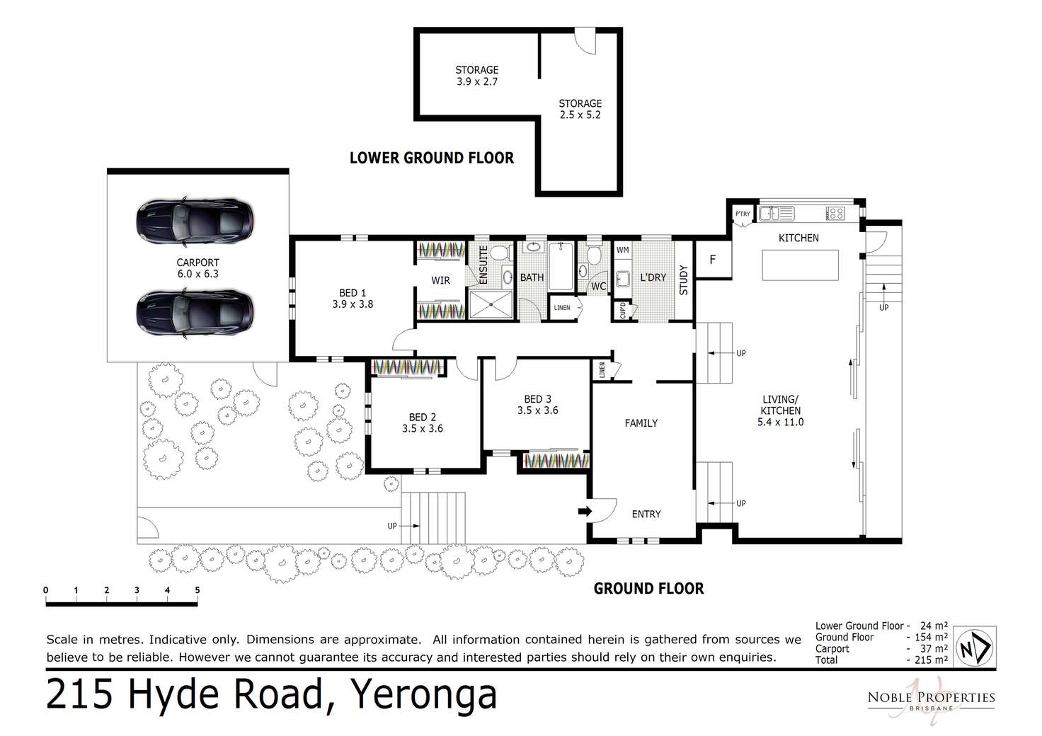 Floorplan of Homely house listing, 215 Hyde Road, Yeronga QLD 4104