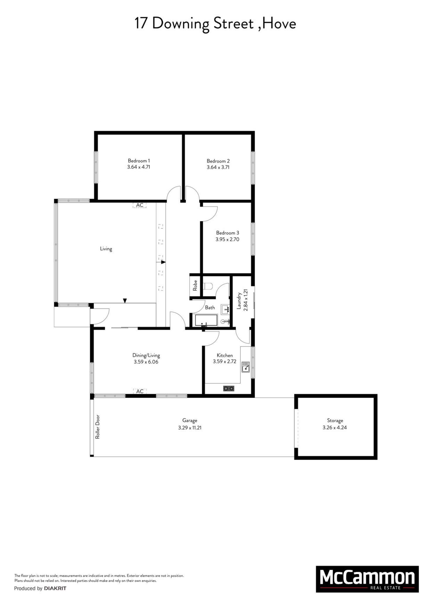 Floorplan of Homely house listing, 17 Downing Street, Hove SA 5048