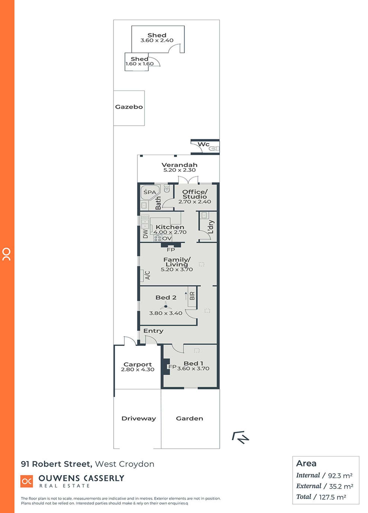Floorplan of Homely house listing, 91 Robert Street, West Croydon SA 5008
