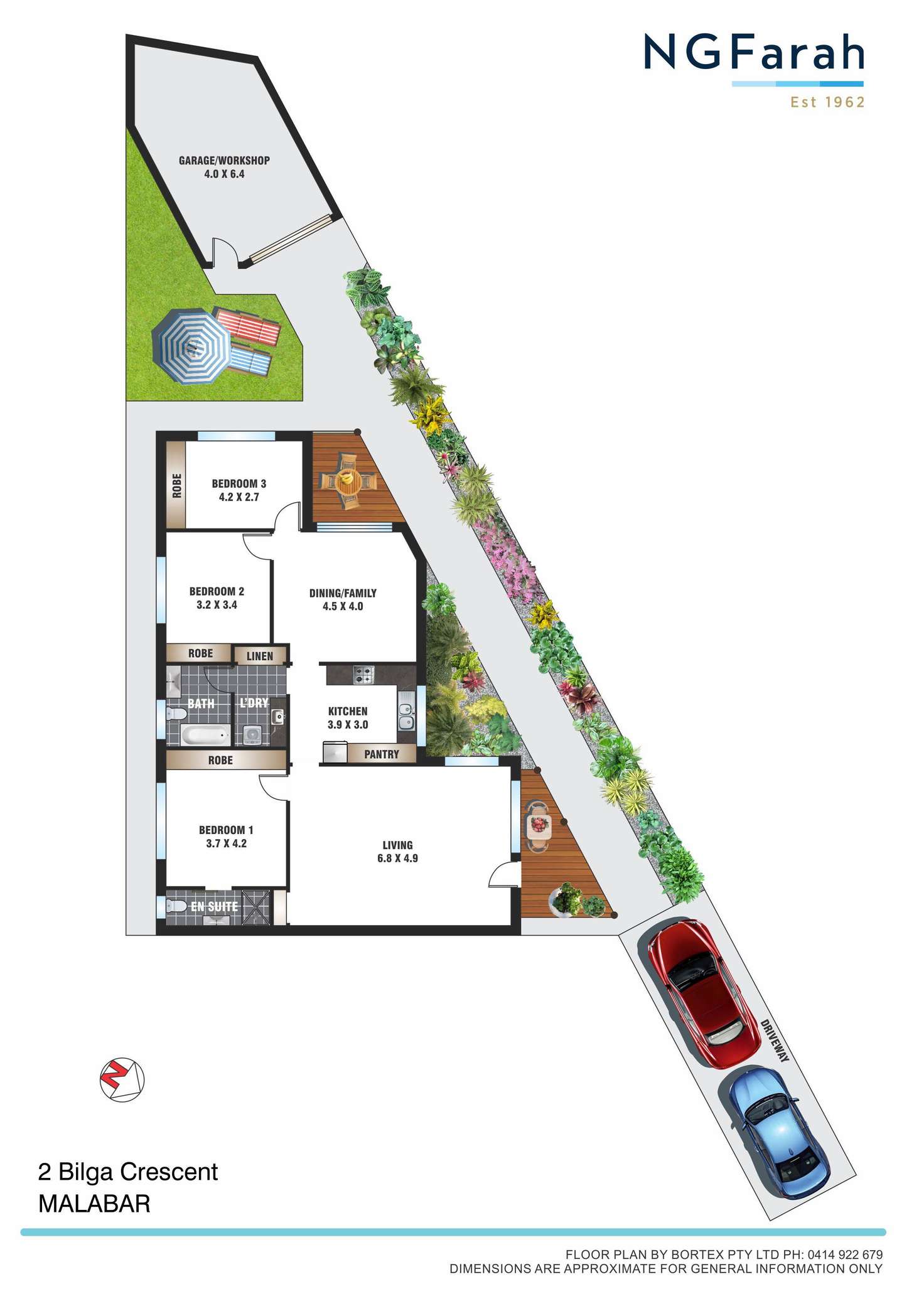 Floorplan of Homely house listing, 2 Bilga Crescent, Malabar NSW 2036