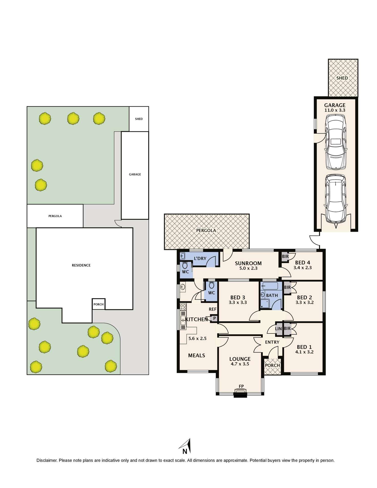Floorplan of Homely house listing, 40 Robins Avenue, Reservoir VIC 3073