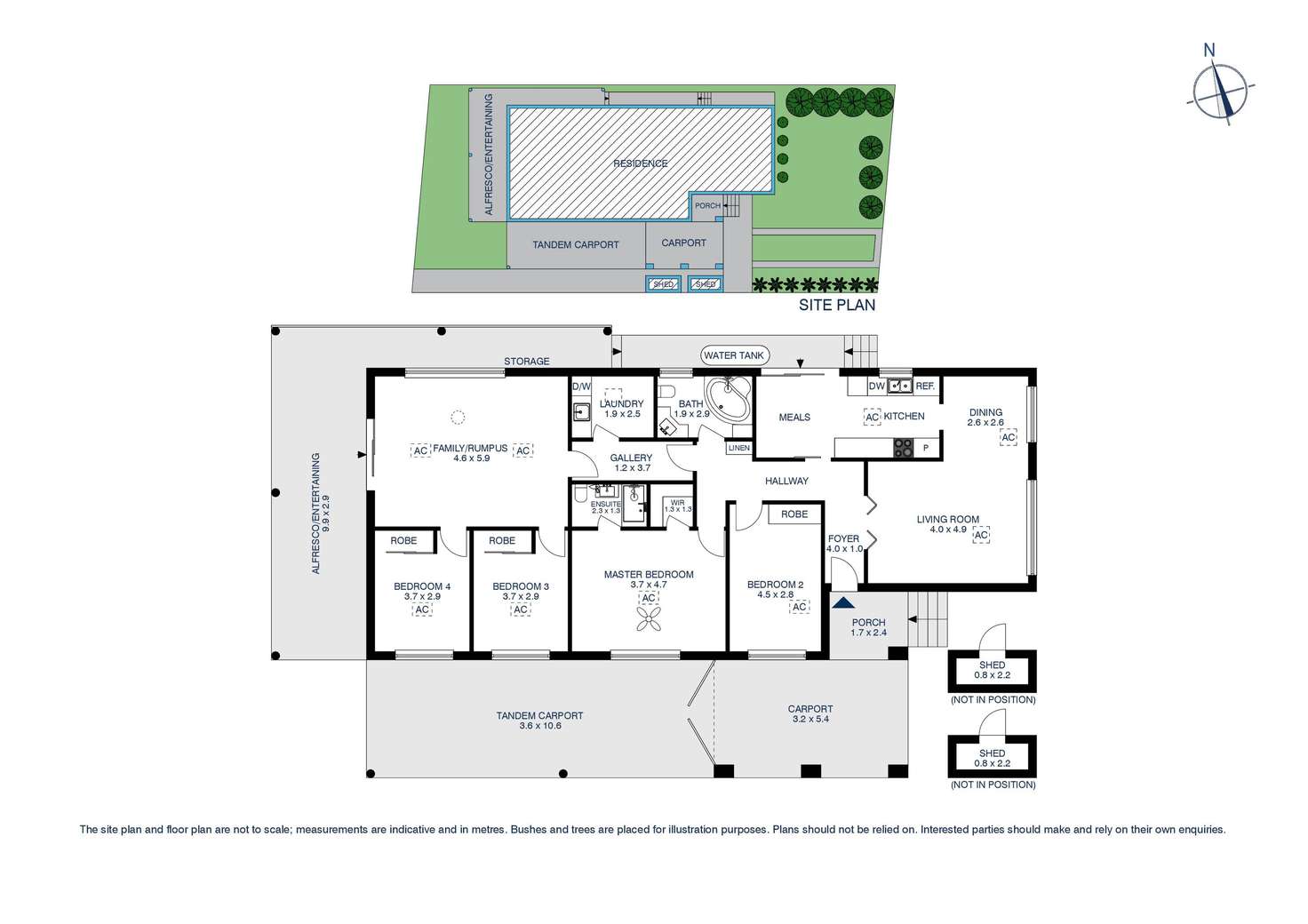 Floorplan of Homely house listing, 43 Myuna Crescent, Seven Hills NSW 2147