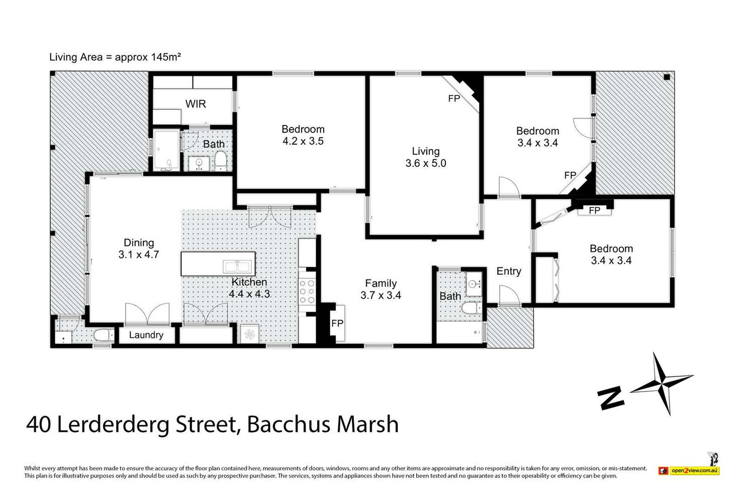 Floorplan of Homely house listing, 40 Lerderderg Street, Bacchus Marsh VIC 3340