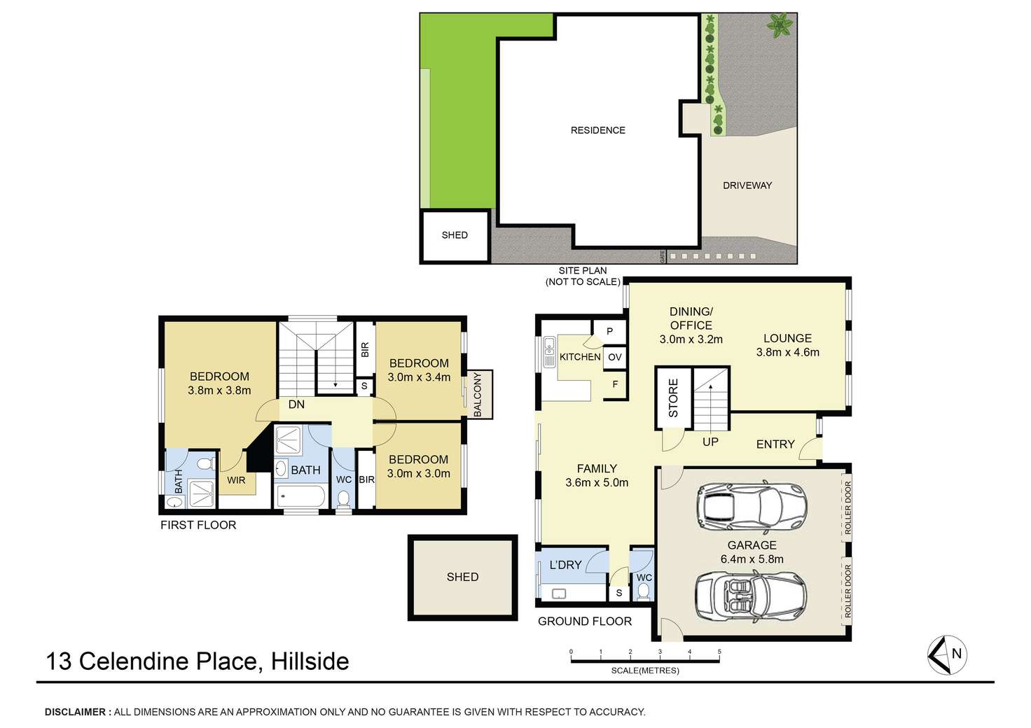 Floorplan of Homely house listing, 13 Celendine Place, Hillside VIC 3037
