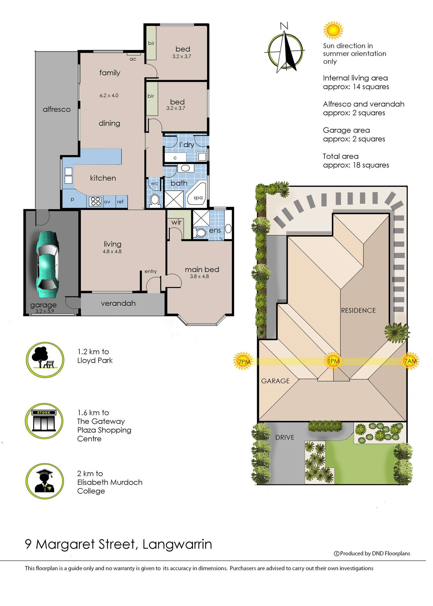 Floorplan of Homely unit listing, 9 Margaret Street, Langwarrin VIC 3910
