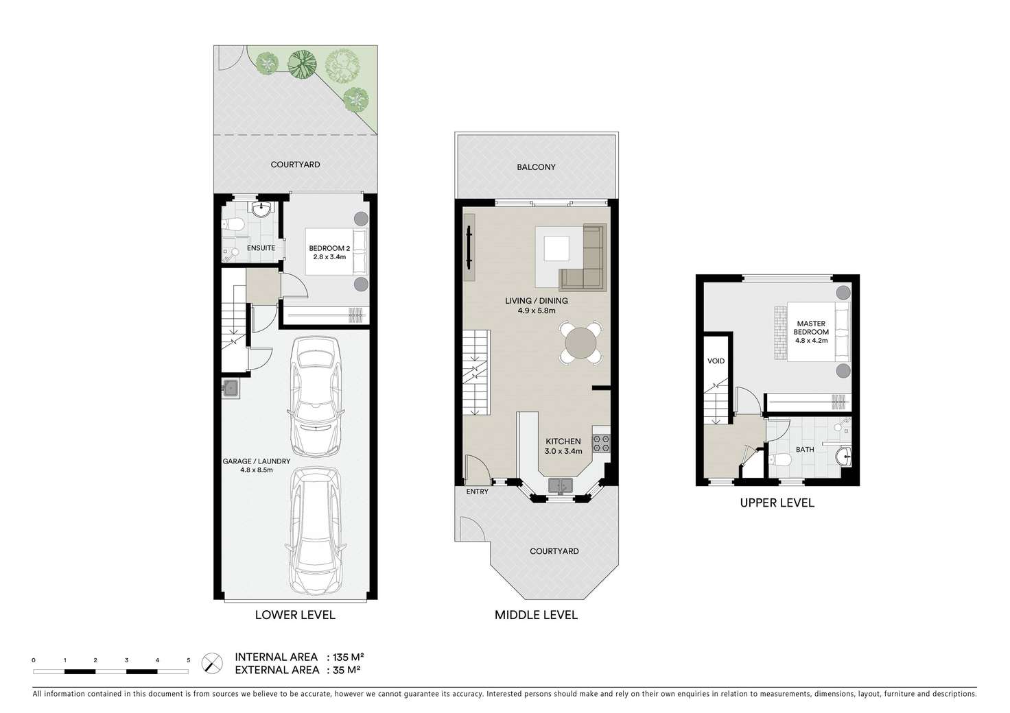 Floorplan of Homely townhouse listing, 9/137 St Paul's Terrace, Spring Hill QLD 4000