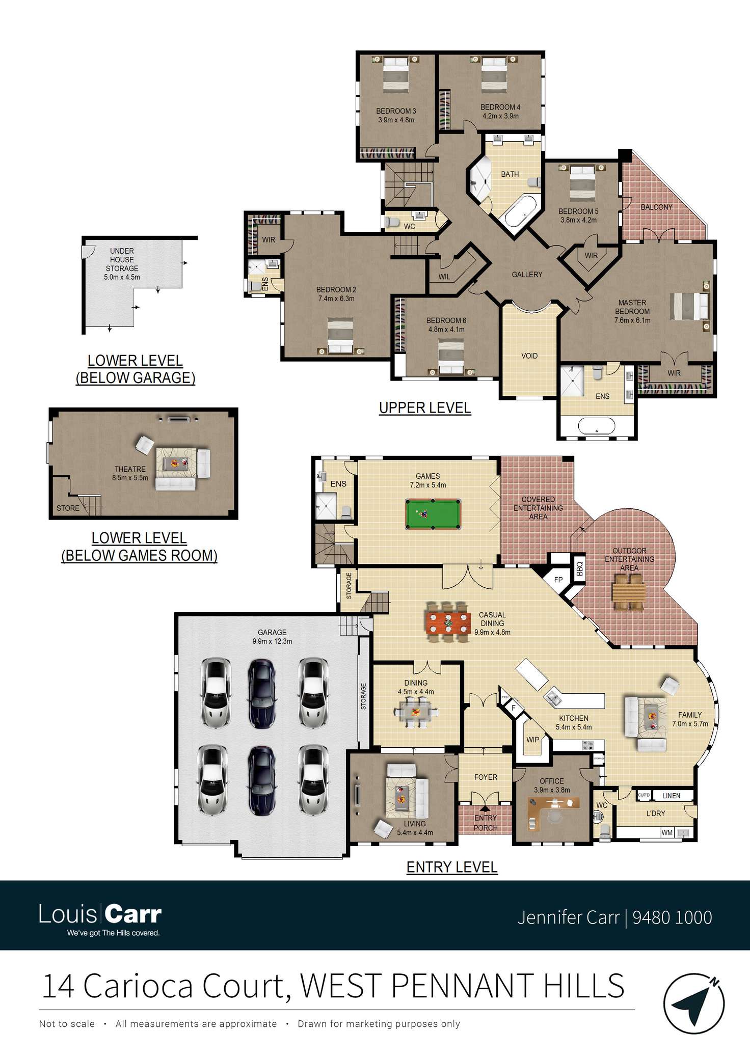 Floorplan of Homely house listing, 14 Carioca Way, West Pennant Hills NSW 2125