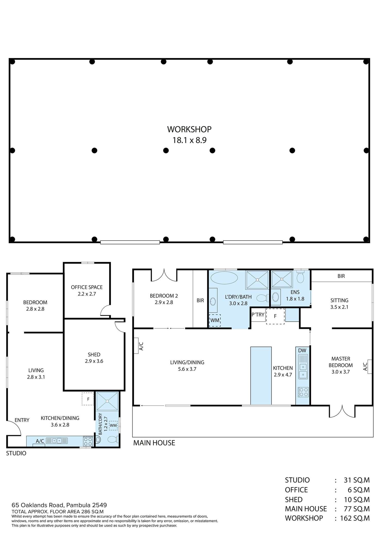 Floorplan of Homely house listing, 65A Oaklands Road, Pambula NSW 2549