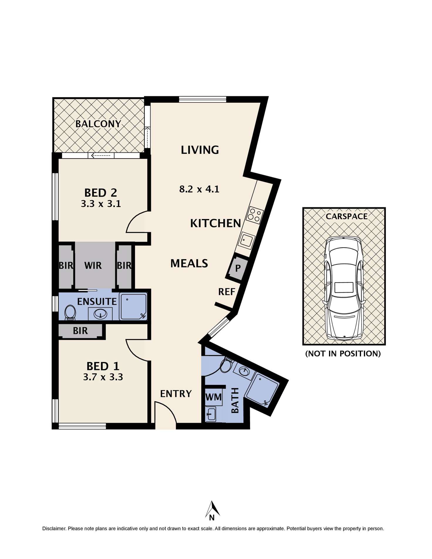 Floorplan of Homely apartment listing, 404/4 Moonering Drive, Coburg VIC 3058