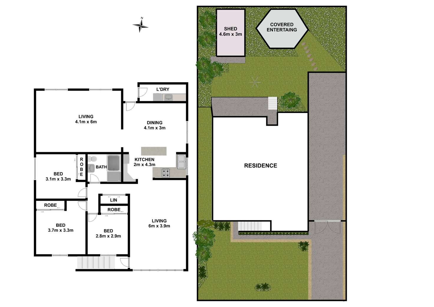 Floorplan of Homely house listing, 35A Hope Street, Seven Hills NSW 2147