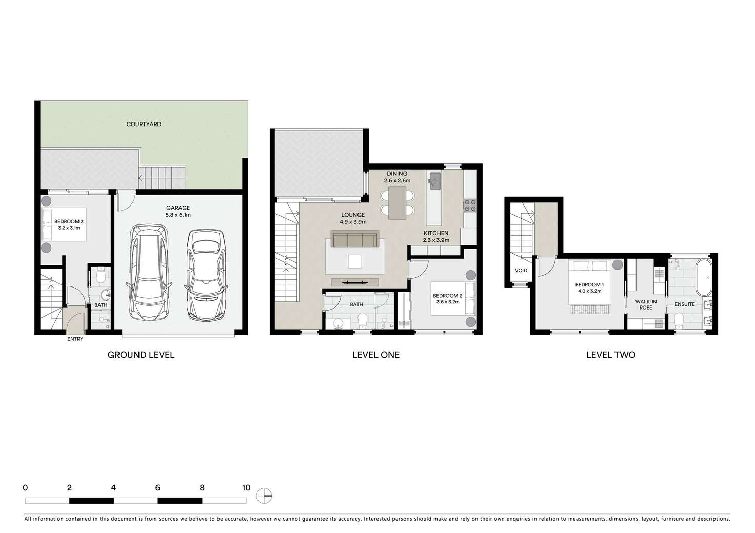 Floorplan of Homely townhouse listing, 3/45 Wilton Terrace, Yeronga QLD 4104