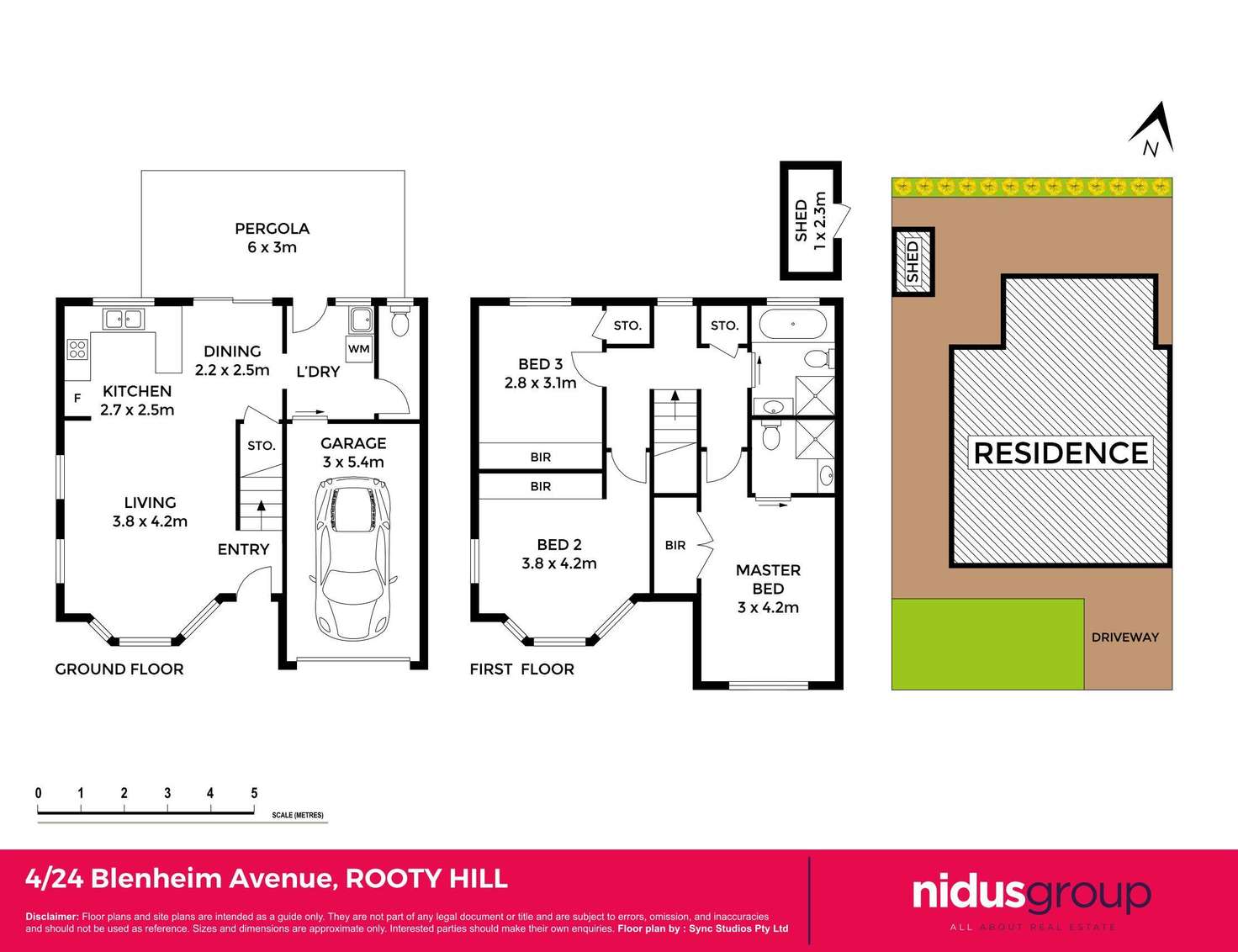 Floorplan of Homely townhouse listing, 4/24 Blenheim Avenue, Rooty Hill NSW 2766