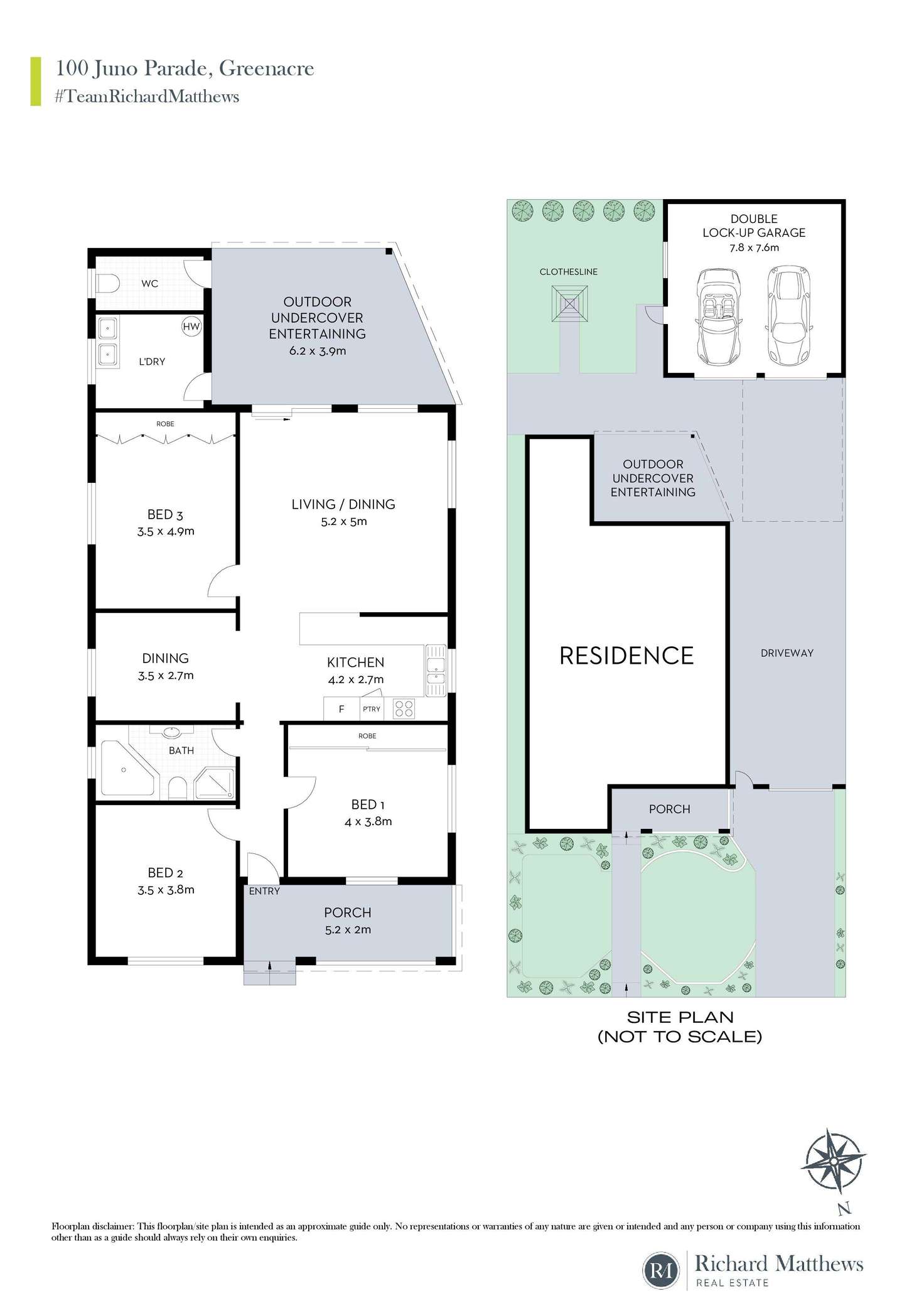 Floorplan of Homely house listing, 100 Juno Parade, Greenacre NSW 2190