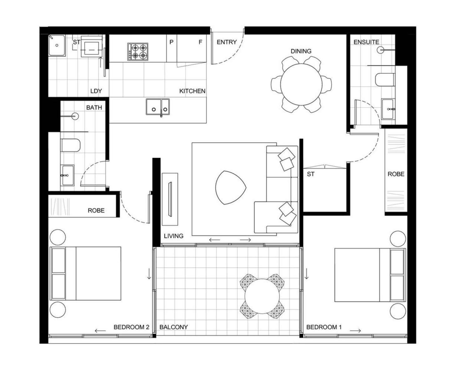 Floorplan of Homely apartment listing, J9080/17 Amalfi Drive, Wentworth Point NSW 2127