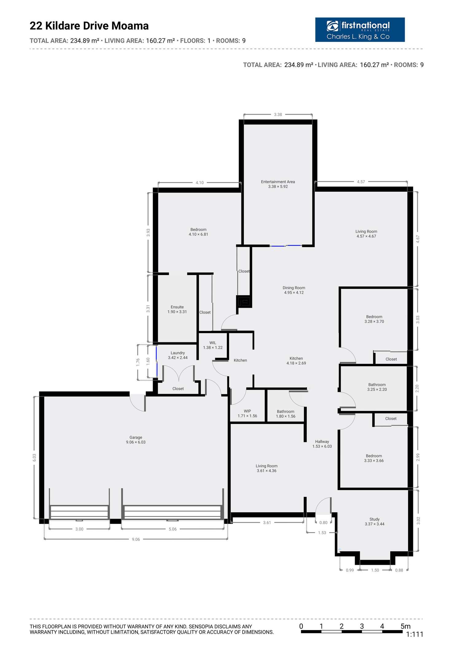 Floorplan of Homely house listing, 22 Kildare Avenue, Moama NSW 2731