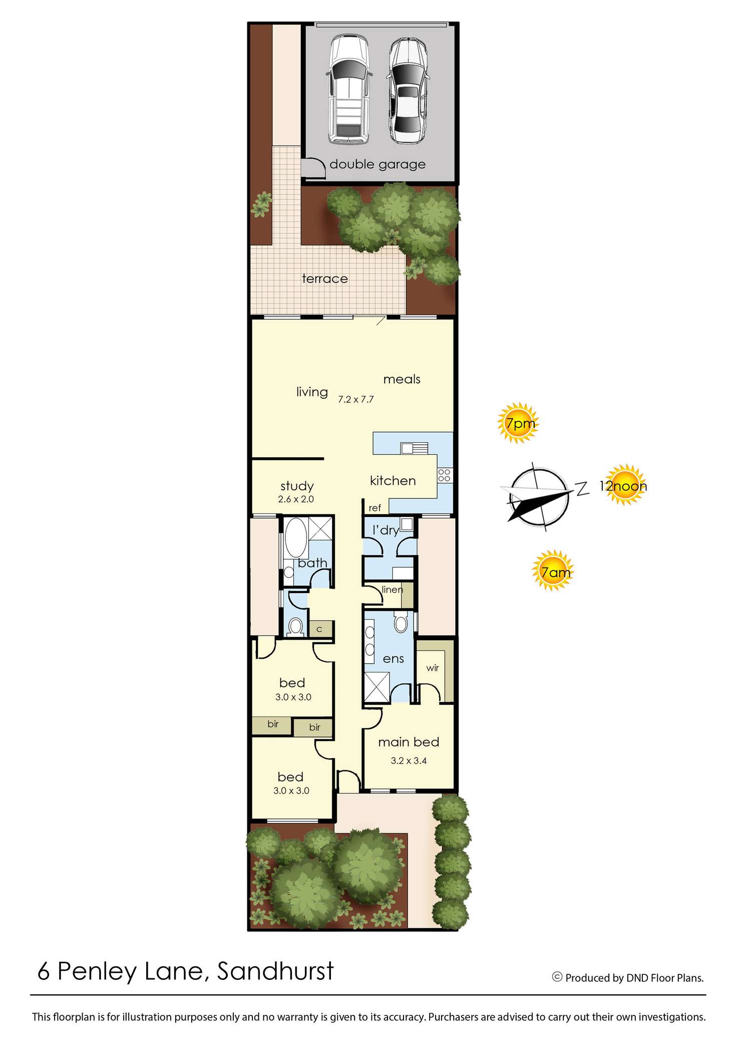 Floorplan of Homely house listing, 6 Penley Lane, Sandhurst VIC 3977