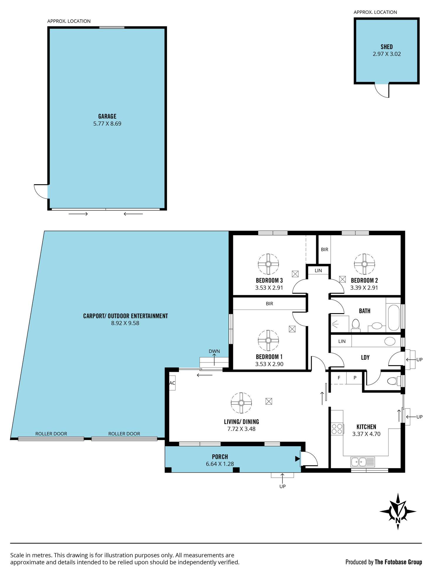 Floorplan of Homely house listing, 12 Kantalpa Grove, Morphett Vale SA 5162