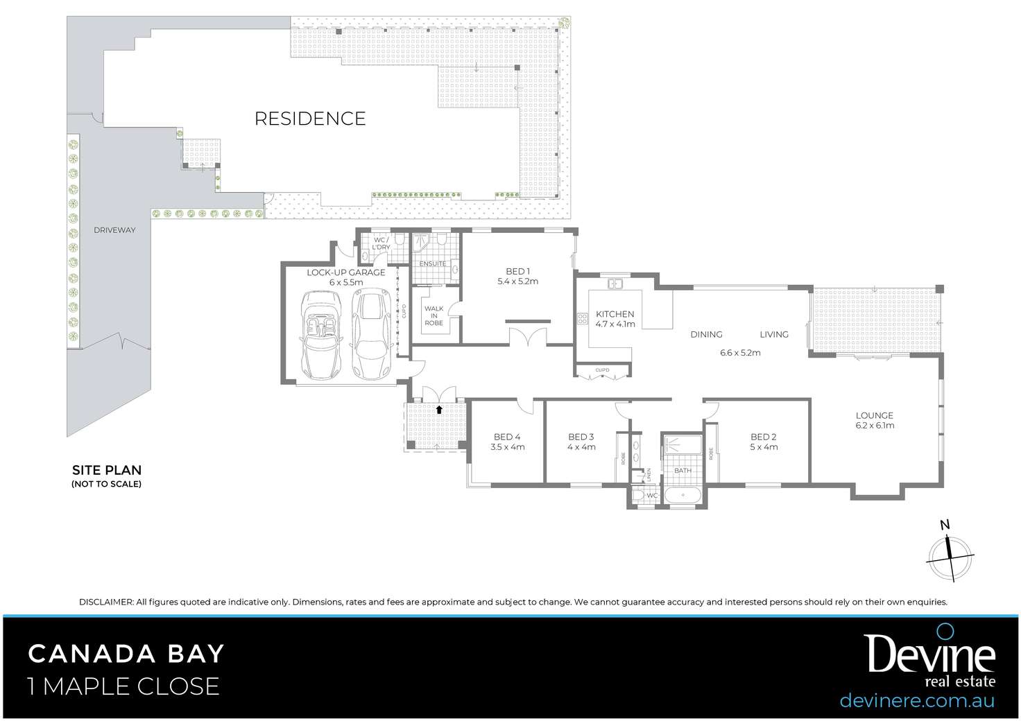 Floorplan of Homely house listing, 1 Maple Close, Canada Bay NSW 2046