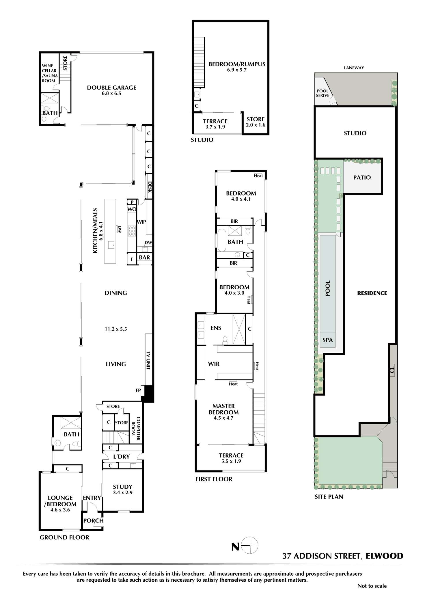 Floorplan of Homely house listing, 37 Addison Street, Elwood VIC 3184