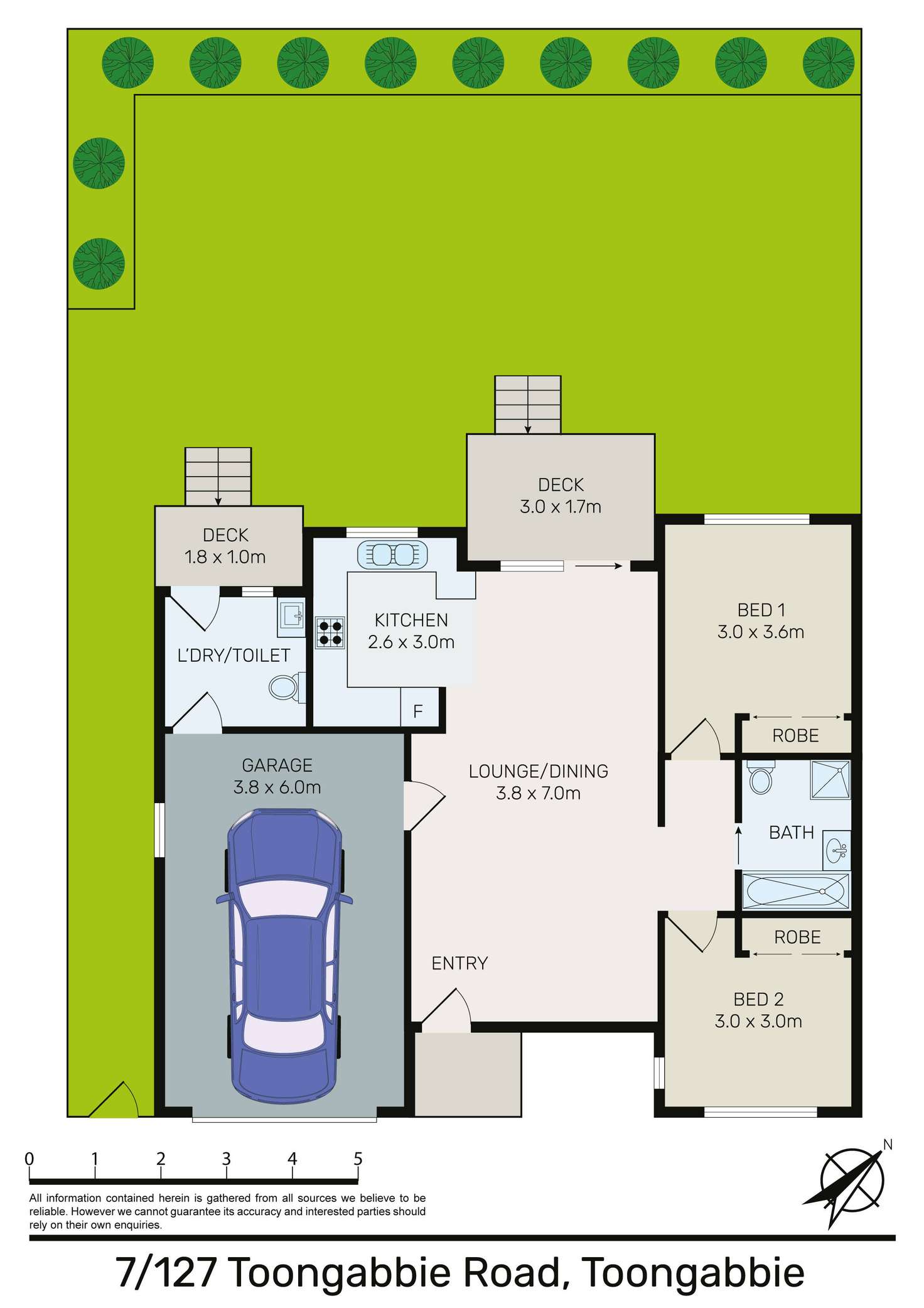 Floorplan of Homely villa listing, 7/127 Toongabbie Road, Toongabbie NSW 2146