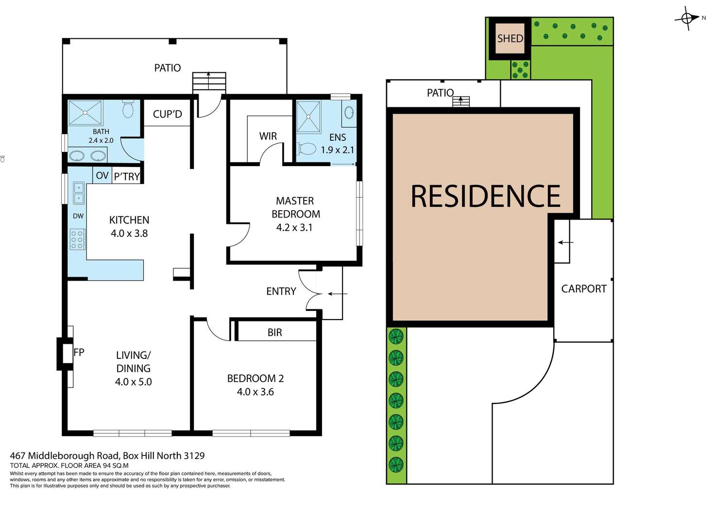 Floorplan of Homely house listing, 467 Middleborough Road, Box Hill North VIC 3129