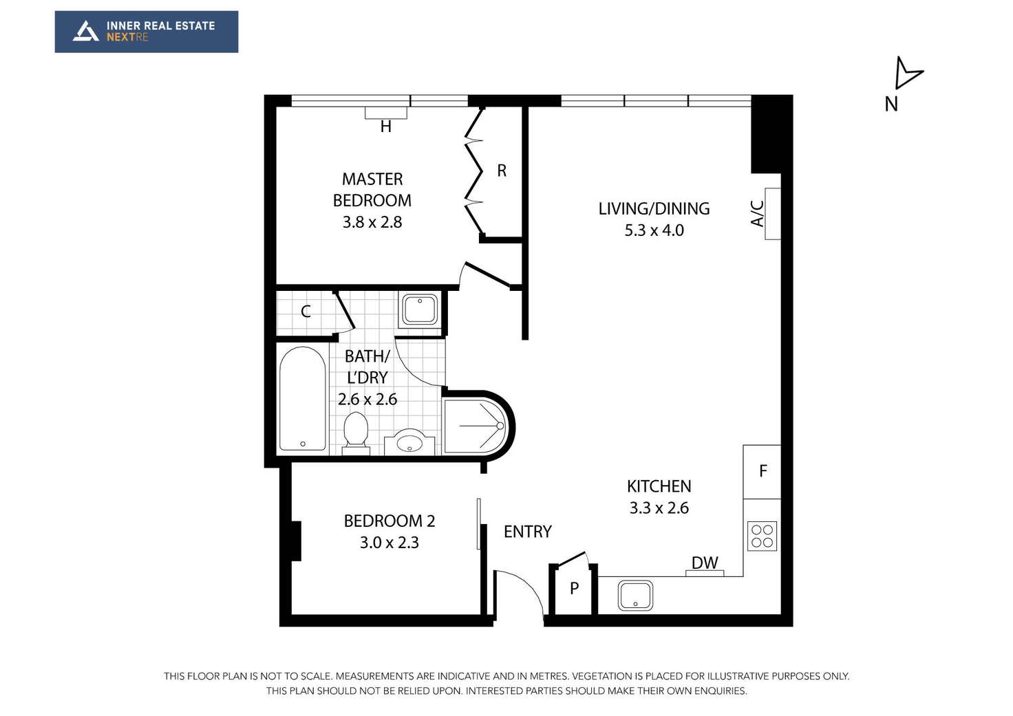 Floorplan of Homely apartment listing, 505/118 Russell Street, Melbourne VIC 3000