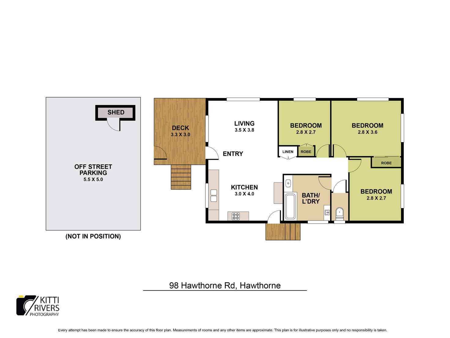 Floorplan of Homely house listing, 98 Hawthorne Road, Hawthorne QLD 4171