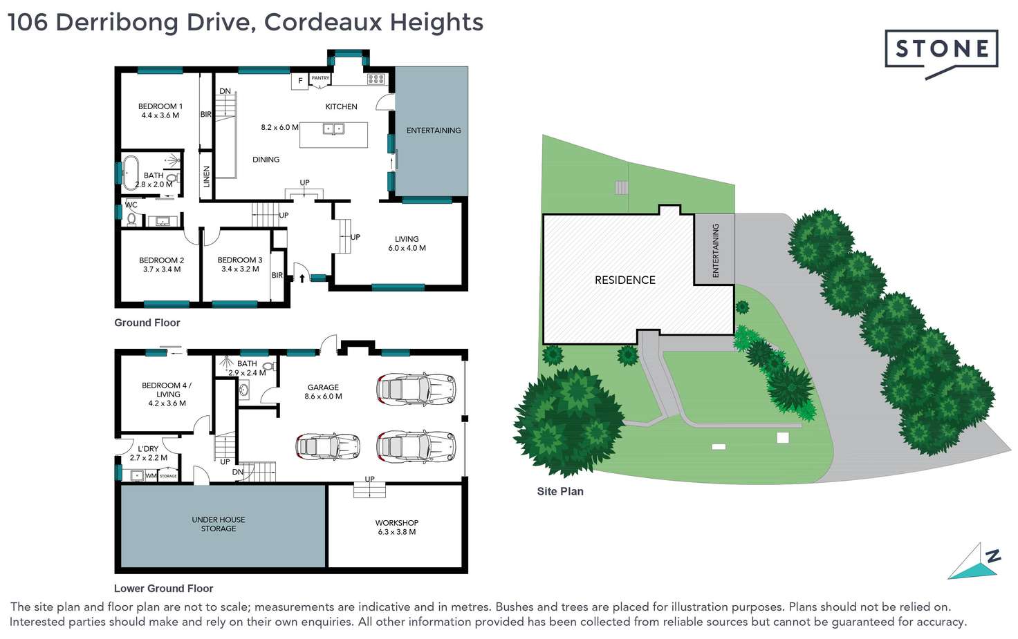 Floorplan of Homely house listing, 106 Derribong Drive, Cordeaux Heights NSW 2526