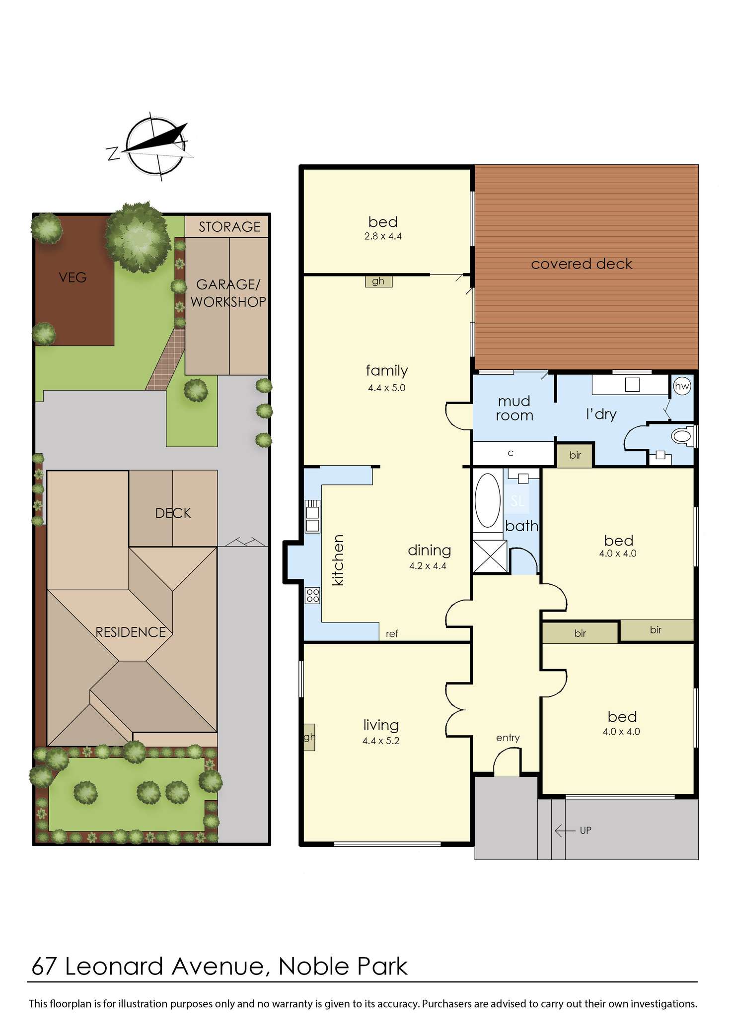 Floorplan of Homely house listing, 67 Leonard Avenue, Noble Park VIC 3174