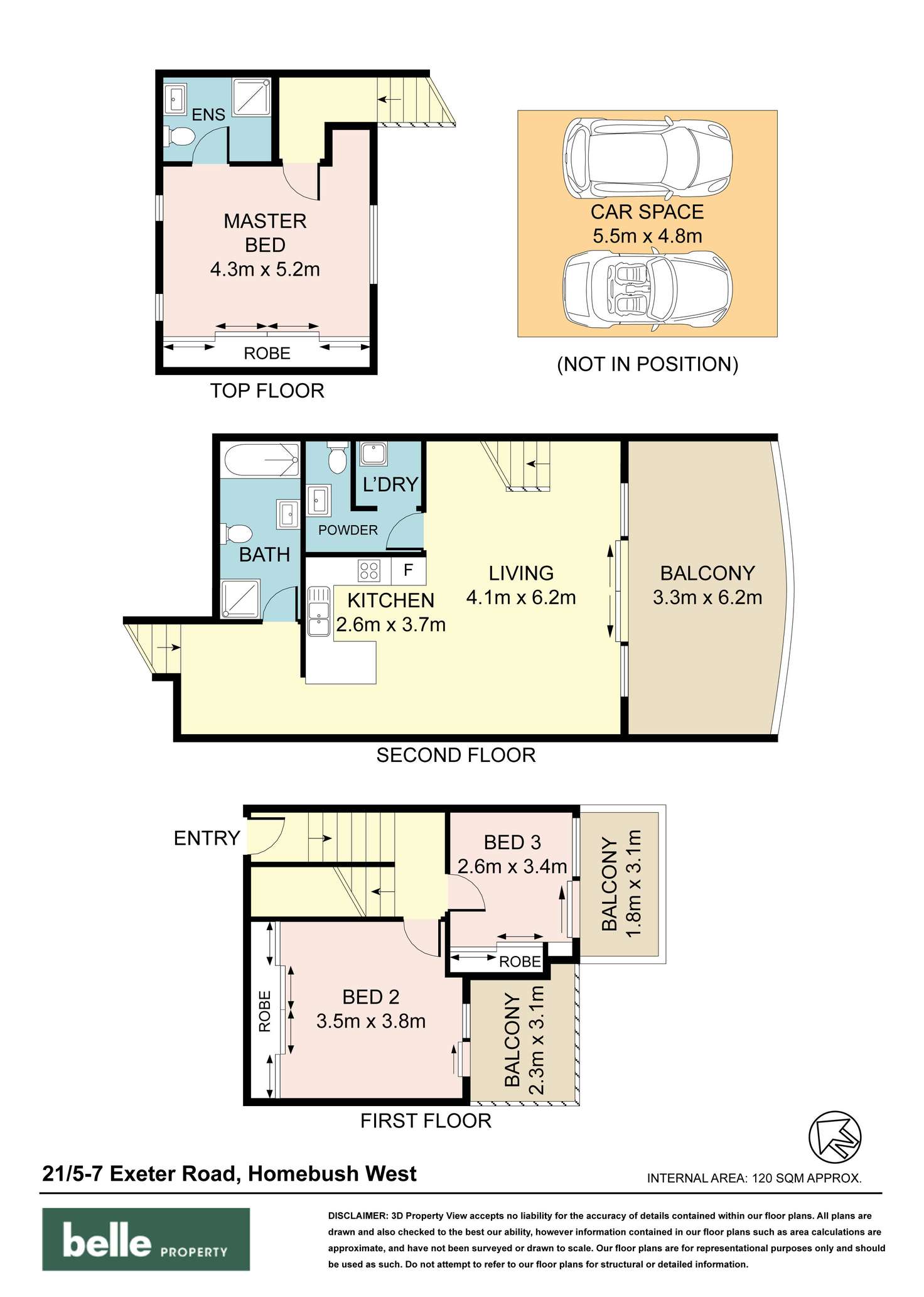 Floorplan of Homely apartment listing, 21/5-7 Exeter Road, Homebush West NSW 2140