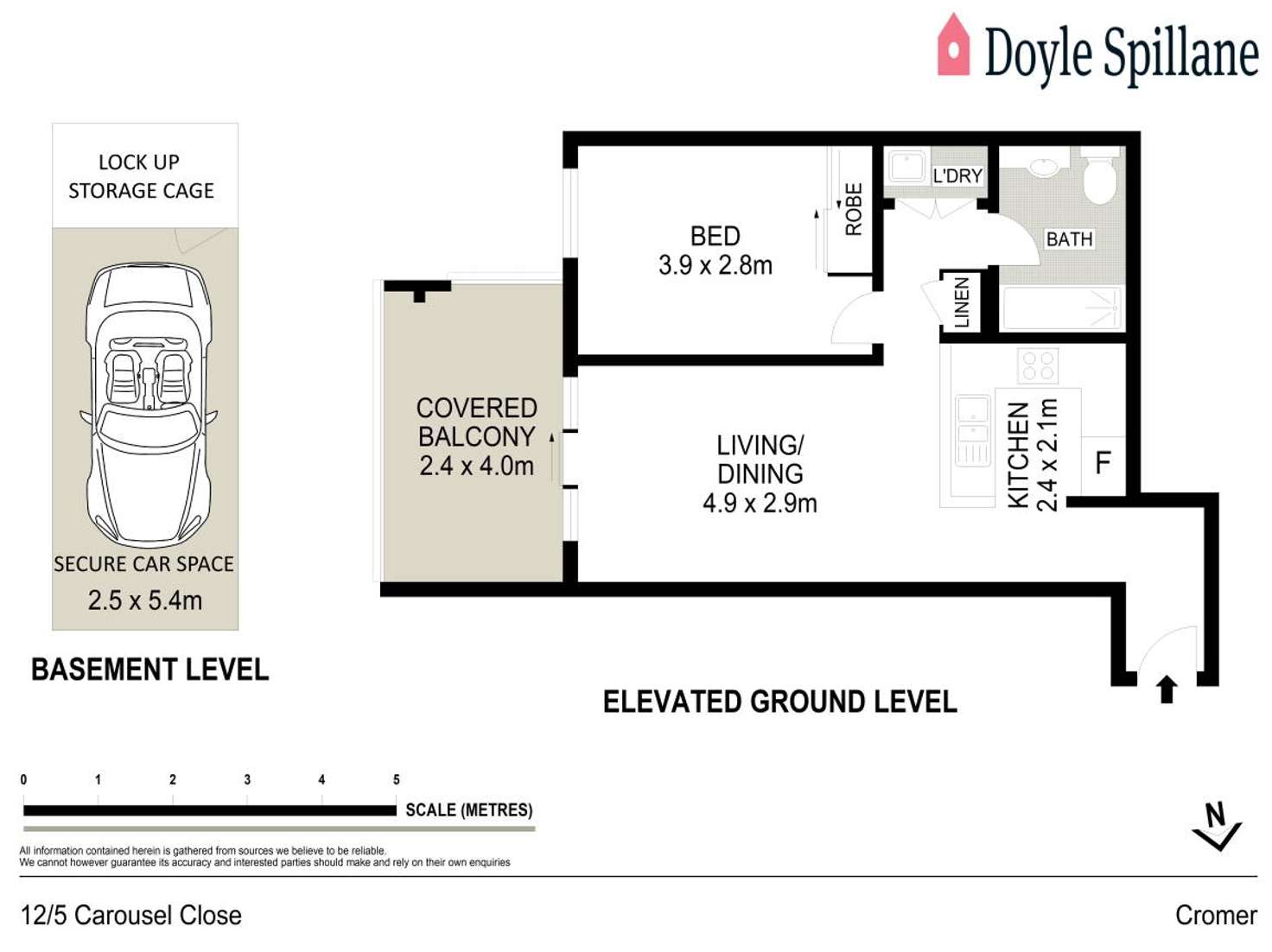 Floorplan of Homely apartment listing, 12/5 Carousel Close, Dee Why NSW 2099