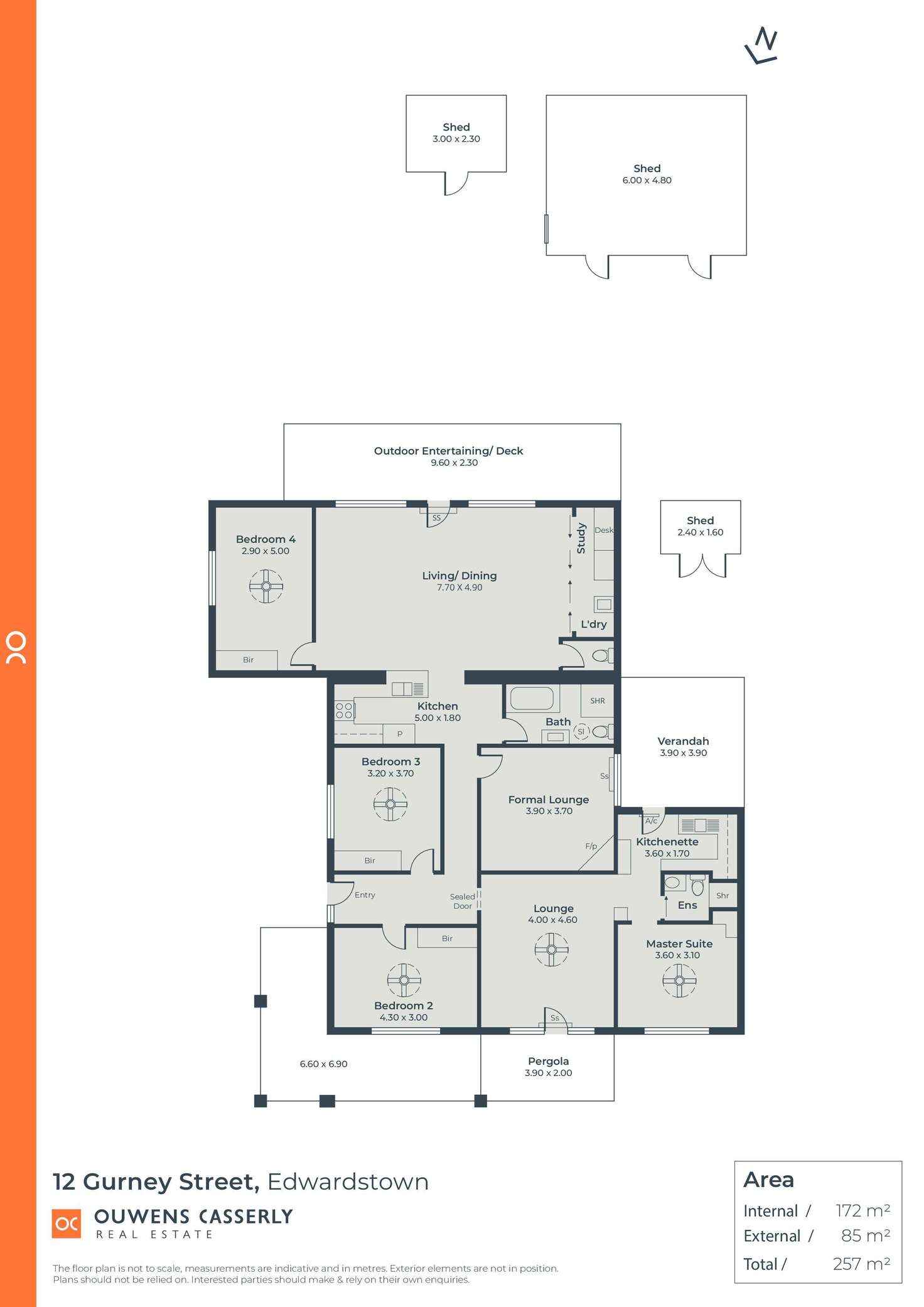 Floorplan of Homely house listing, 12 Gurney Street, Edwardstown SA 5039