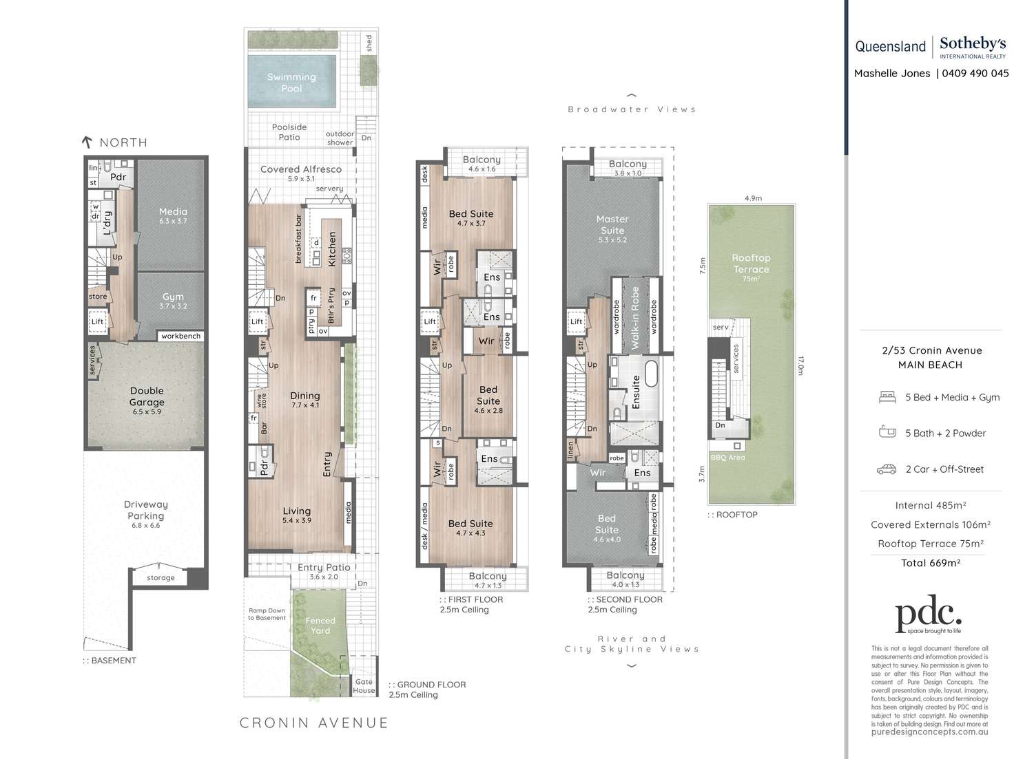 Floorplan of Homely house listing, 2/53 Cronin Avenue, Main Beach QLD 4217